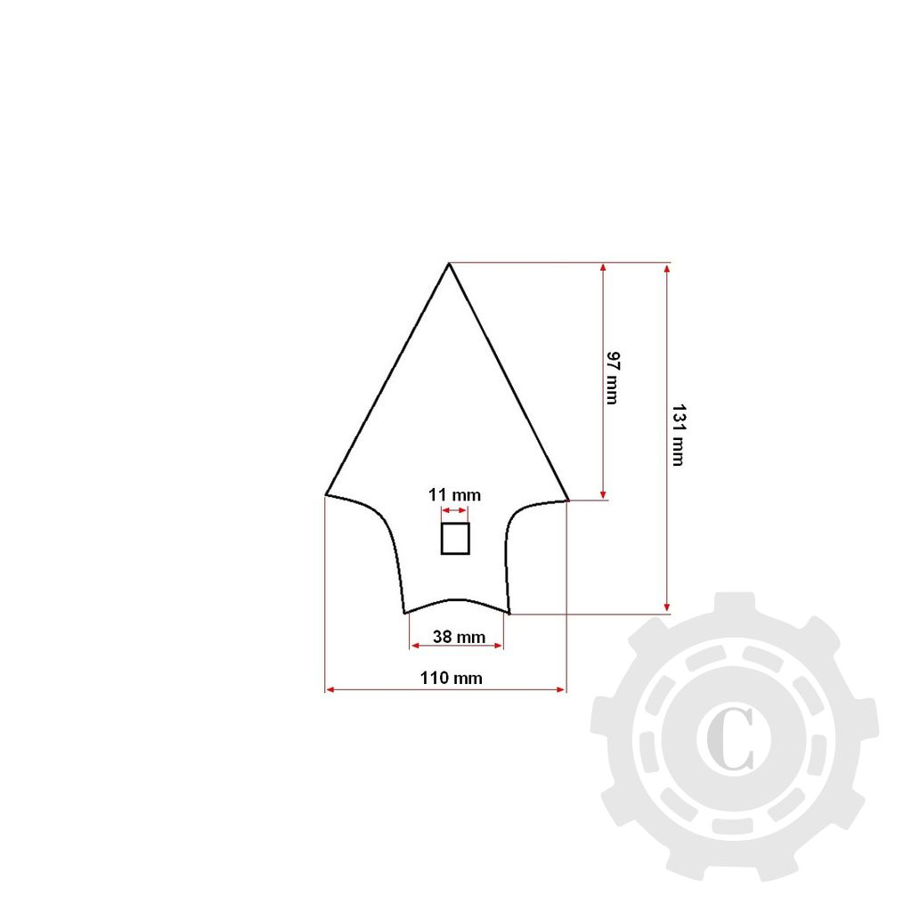 CP5105 BRAZDAR TIP PICIOR DE GASCA 10