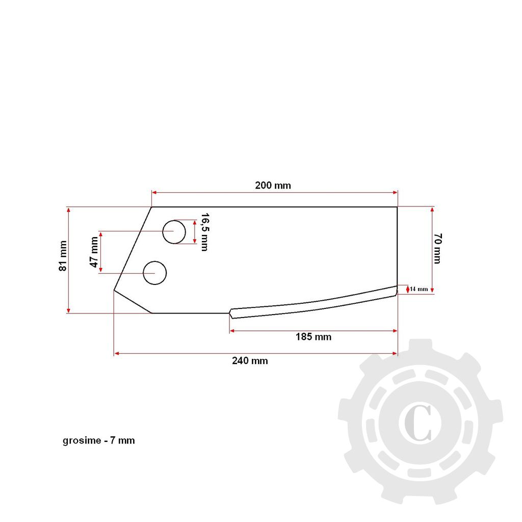 CUTIT FREZA POLONEZA AKPIL BT37R DR