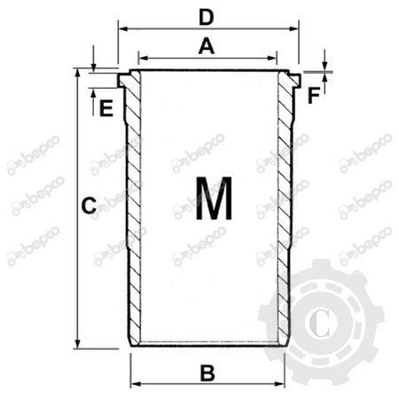CILINDRU MOTOR BEPCO 98.42X110.75 MM