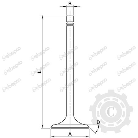 SUPAPA MOTOR BEPCO 26/42-150