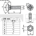 SURUB M10X40 22522