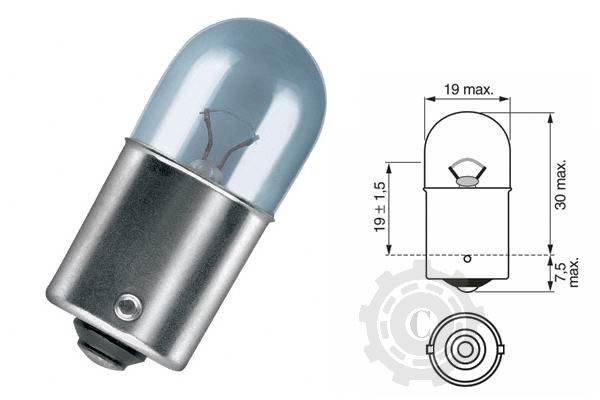 8GA 002 071-131-BEC R10W 12V 10W BA15S