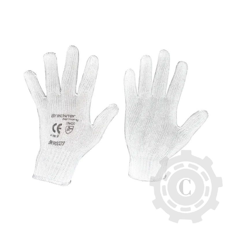 BK90023 MANUSI DE PROTECTIE BUMBAC ALBE M9
