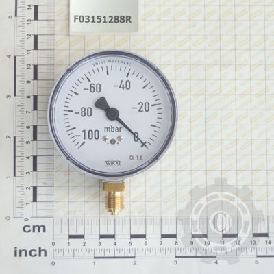 F03151288R VACUUMETRU 0-100 MBAR C.SM.INC