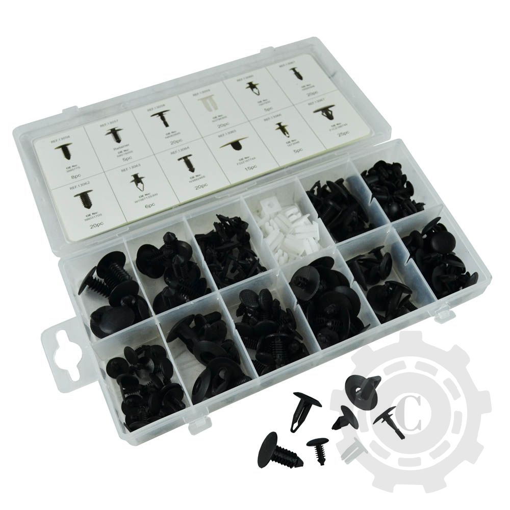 52891 TRUSA DE CLIPS DE PLASTIC FORD 169 PCS