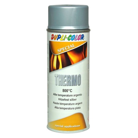 SPRAY REZISTENT LA TEMPERATURA 800C ARGINTIU*DUPLICOLOR THERMO* 400ML 401069