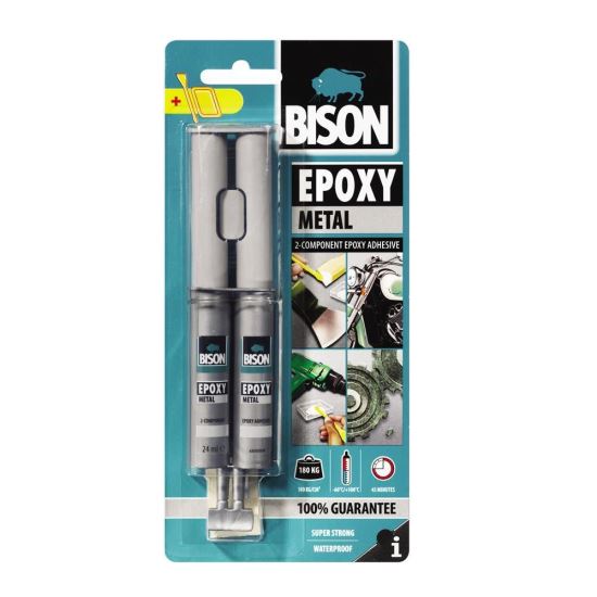 ADEZIV METAL BISON EPOXY 2X12ML