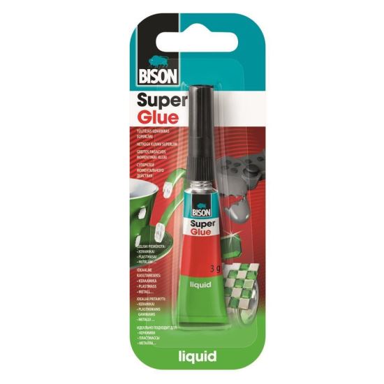 SUPER GLUE 3GX12 BLISTERE 401000 BISON