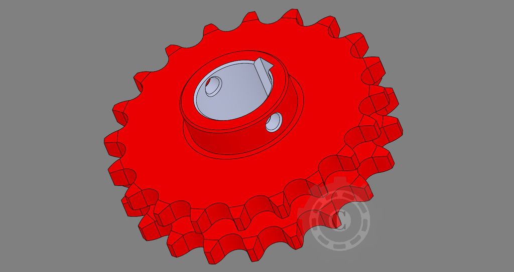 72-0316/1 PINION DUBLU ZMAJ