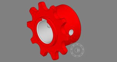 Pinion Z10 / 19.05 d25 72-0366 ZMAJ