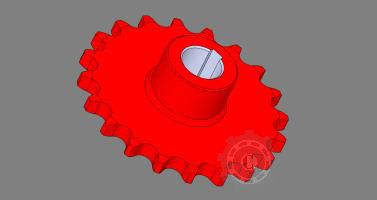 PINION Z20/19.05 D25 72-0524 ZMAJ