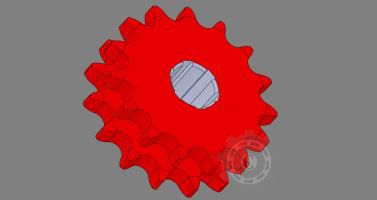 PINION DUBLU Z15/19.05 72-0538 ZMAJ