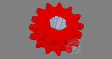 PINION DUBLU 2 Z13/19.05 72-0545 ZMAJ