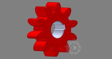 PINION Z10/7 D25 72-0584 ZMAJ
