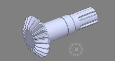 AX CU PINION CONIC 72-0135 SIP TORNADO