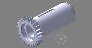 AX CU PINION 73-2000 SIP TORNADO
