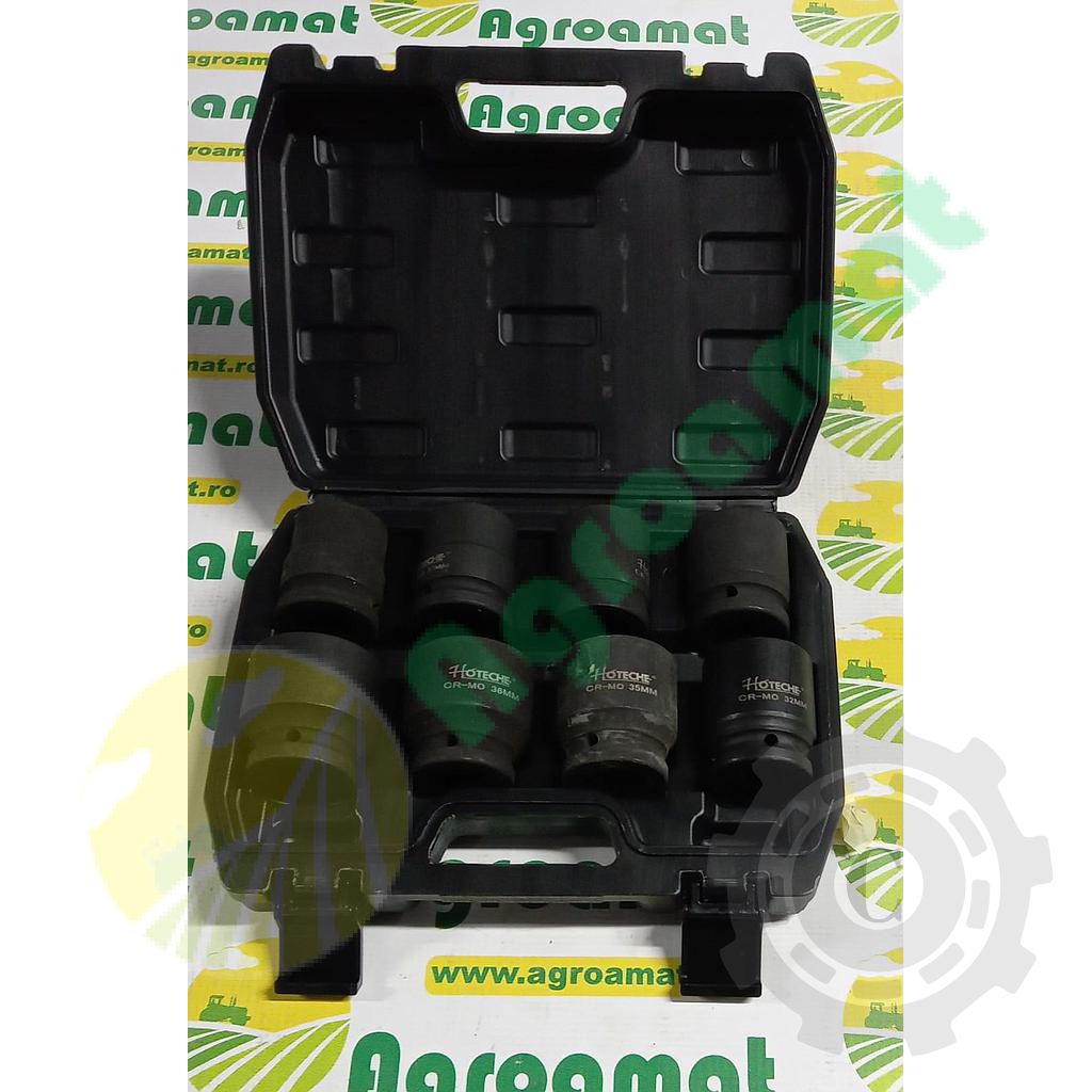 Trusa cap tubulare profesionale de impact cu prindere 3/4 8 piese 26-38mm