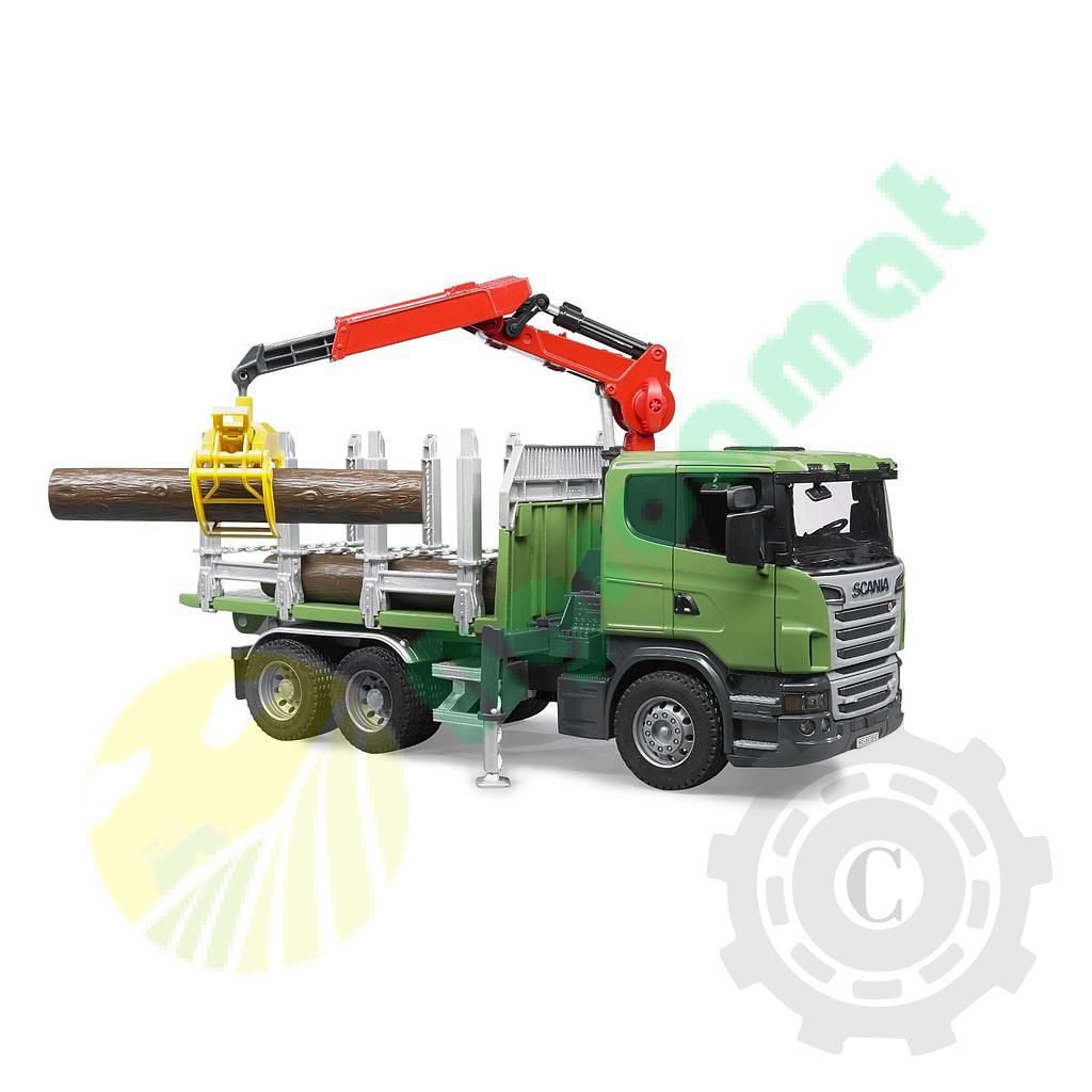 Autocamion cu Macara si Busteni Man