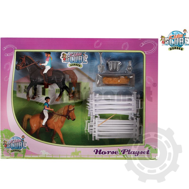 2 cai cu Jockey si accesorii