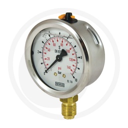 [CP002011] 85000401 MANOMETRU 16 BARI Ø63mm - 1/4&quot;