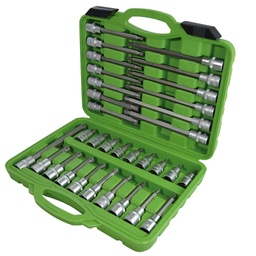 [CP006036] 52606 Trusa capete tubulare ribe pentru suruburi cu 32 piese
